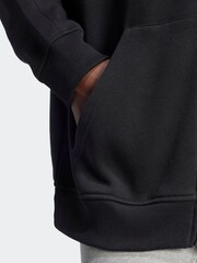 adidas originals Black Essentials Full Zip Hoodie - Image 6 of 7