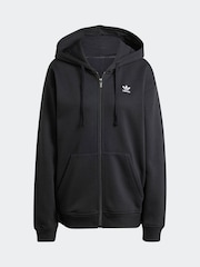 adidas originals Black Essentials Full Zip Hoodie - Image 7 of 7