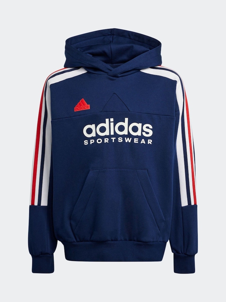 adidas Dark Blue Hoodie - Image 1 of 4