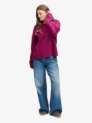 Lila - Superdry Slouchy Brushed Knitted Jumper - Bild 5 von 6