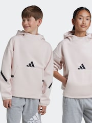 adidas Pink Junior Hoodies - Image 2 of 6