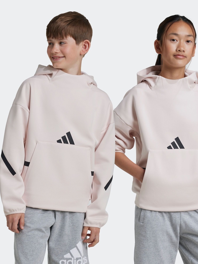 adidas Pink Junior Hoodies - Image 2 of 6