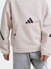 adidas Pink Junior Hoodies - Image 5 of 6