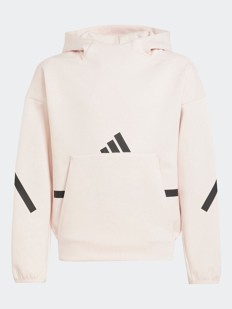 adidas Pink Junior Hoodies - Image 6 of 6