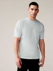 Ice Grey Garment Dye Heavyweight Relaxed Cotton T-Shirt - Image 1 of 8