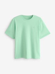 Blue/Coral/Mint Green/Pink Pastel Regular Fit 100% Cotton T-Shirts 4 Pack - Image 10 of 13