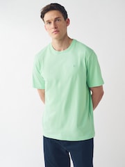 Blue/Coral/Mint Green/Pink Pastel Regular Fit 100% Cotton T-Shirts 4 Pack - Image 3 of 13