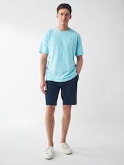 Blue/Coral/Mint Green/Pink Pastel Regular Fit 100% Cotton T-Shirts 4 Pack - Image 5 of 13