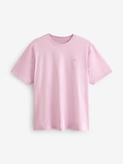Blue/Coral/Mint Green/Pink Pastel Regular Fit 100% Cotton T-Shirts 4 Pack - Image 9 of 13