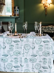 Avalon Home Green Just A Girl Tablecloth - Image 1 of 4