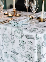 Avalon Home Green Just A Girl Tablecloth - Image 2 of 4