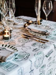 Avalon Home Green Just A Girl Tablecloth - Image 3 of 4