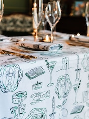 Avalon Home Green Just A Girl Tablecloth - Image 4 of 4