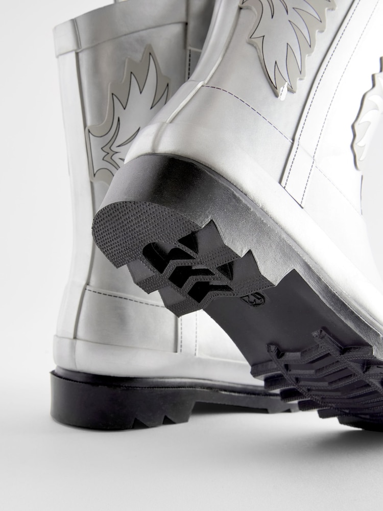 Silver Metallic Western Wellies - Image 5 of 5