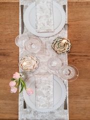 Avalon Home Natural Soft Toile Table Runner - Image 5 of 5
