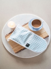 Avalon Home Blue Gingham Oven Glove - Image 2 of 5
