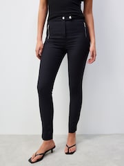 Negro - Pantalones pitillo detalle cremallera - Imagen 3 de 7