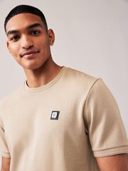 Stone Natural Badged T-Shirt - Image 1 of 6