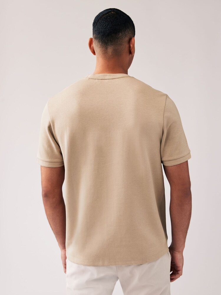 Stone Natural Badged T-Shirt - Image 2 of 6