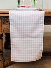 Avalon Home Pink Gingham Table Runner - Image 2 of 6