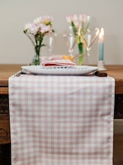 Avalon Home Pink Gingham Table Runner - Image 3 of 6