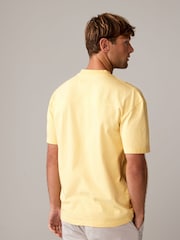 Yellow Garment Dye Heavyweight 100% Cotton T-Shirt - Image 2 of 5