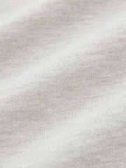 Grey Marl Relaxed Fit 100% Cotton Heavyweight T-Shirt - Image 6 of 7