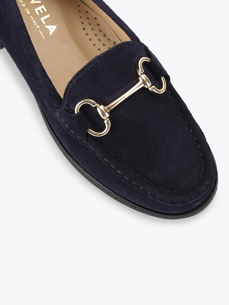 Carvela Comfort Blue Standard Fit London Click Leather Shoes - Image 5 of 5 Carvela Comfort Blue Standard Fit London Click Leather Shoes - Image 5 of 5