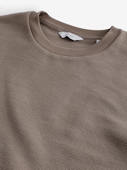 Brown Relaxed Fit Graphic Heavyweight T-Shirt - Image 5 of 6