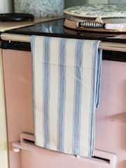 Avalon Home Mid Blue Mid Blue Stripe Tea Towel - Image 2 of 3