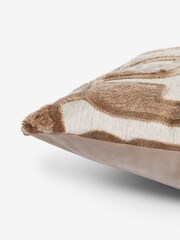 Gold Valencia Cut Velvet 43 x 43cm Cushion - Image 5 of 5