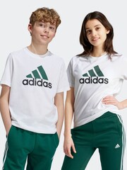 adidas Off White Bold Logo 100% Cotton T-Shirt - Image 1 of 1