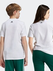 adidas Off White Bold Logo 100% Cotton T-Shirt - Image 2 of 6