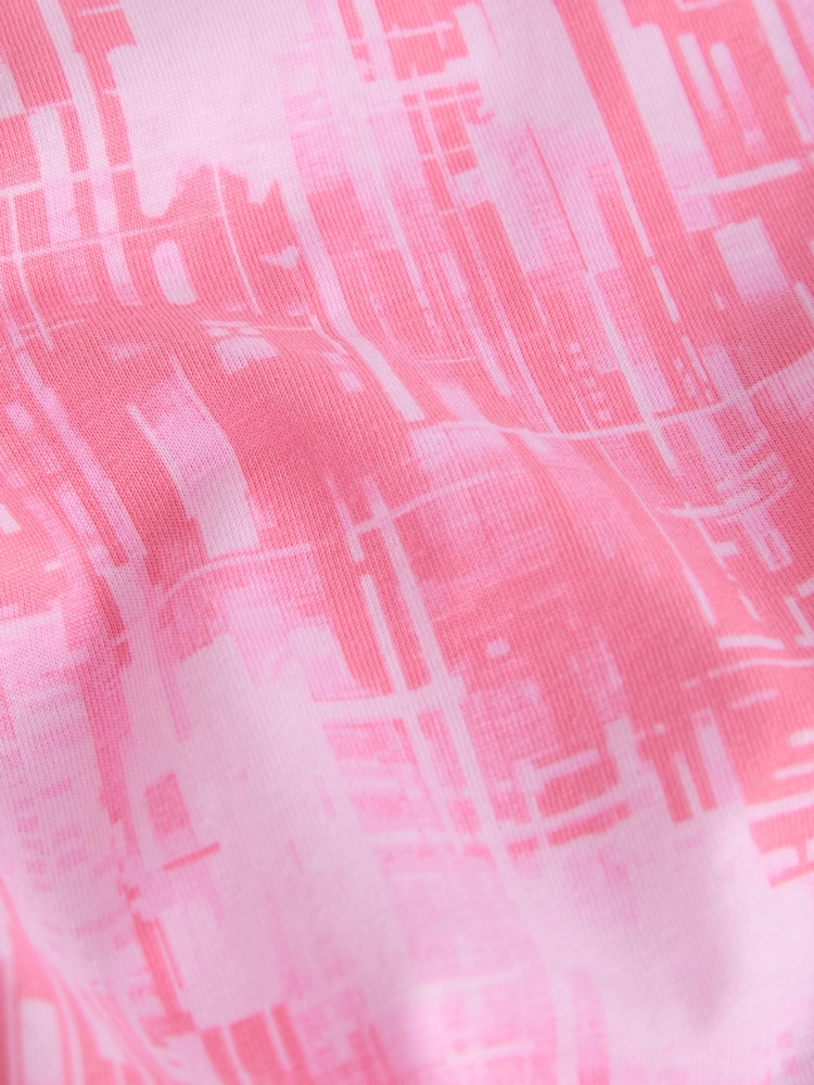 Pink Football Single Short 100% Cotton Pyjamas (4-16yrs) - Image 8 of 8