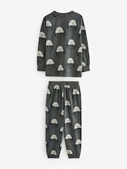 Blue/Grey Tie Dye Mock Sleeve Skateboard Long Sleeve Pyjamas 3 Pack (4-16yrs) - Image 6 of 9