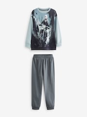 Moto blanche/bleue - Lot de 2 pyjamas à manches longues (3-16ans) - Image 3 de 6