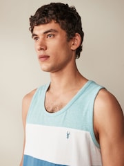 Blue 100% Cotton Block Vest - Image 2 of 5