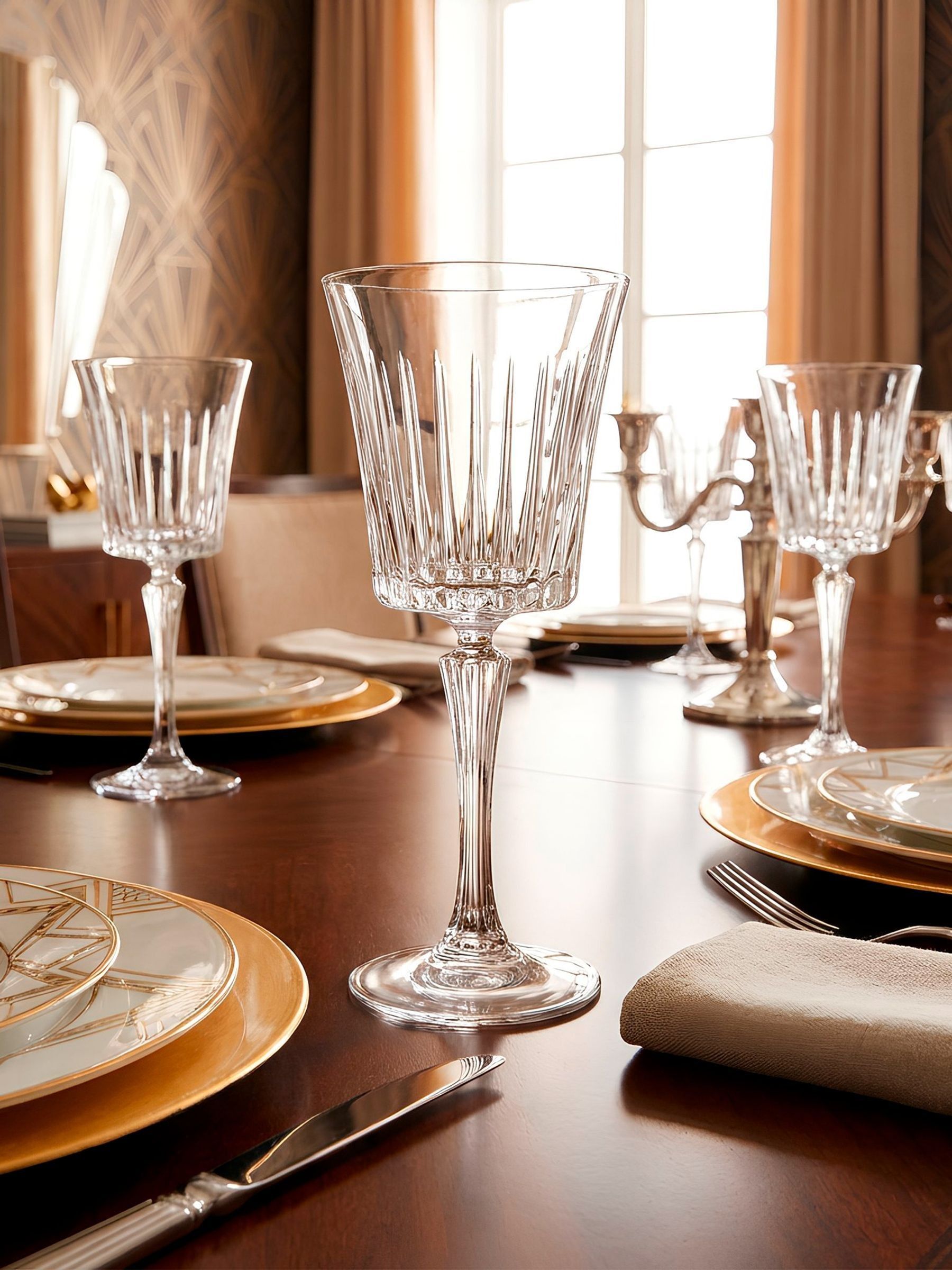 6x RCR 300ml Timeless Crystal Red Wine Glasses Glass Drinking Goblet Gift Set - Image 5