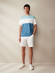 Blue Regular Fit Block T-Shirt - Image 2 of 7