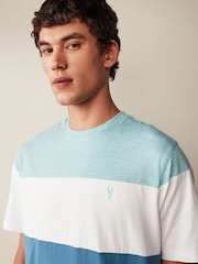 Blue Regular Fit Block T-Shirt - Image 4 of 7