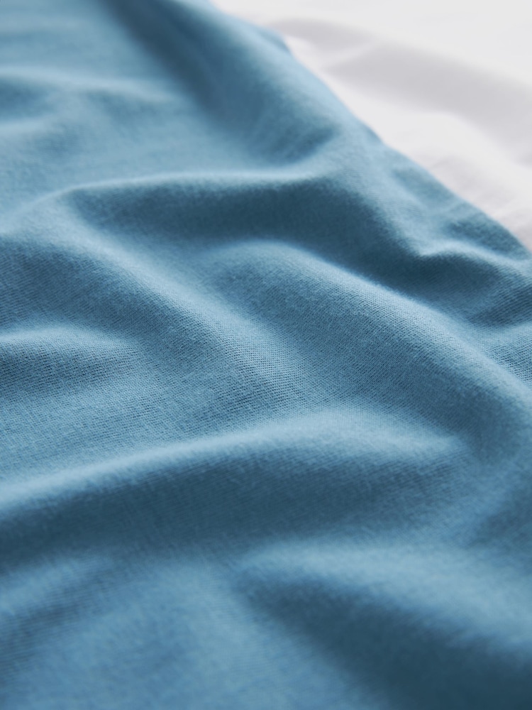 Blue Regular Fit Block T-Shirt - Image 7 of 7