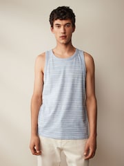 Blue Textured Vest - Image 4 of 7