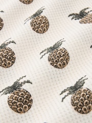 Ecru Pineapple 100% Cotton Printed T-Shirt - Image 8 of 8