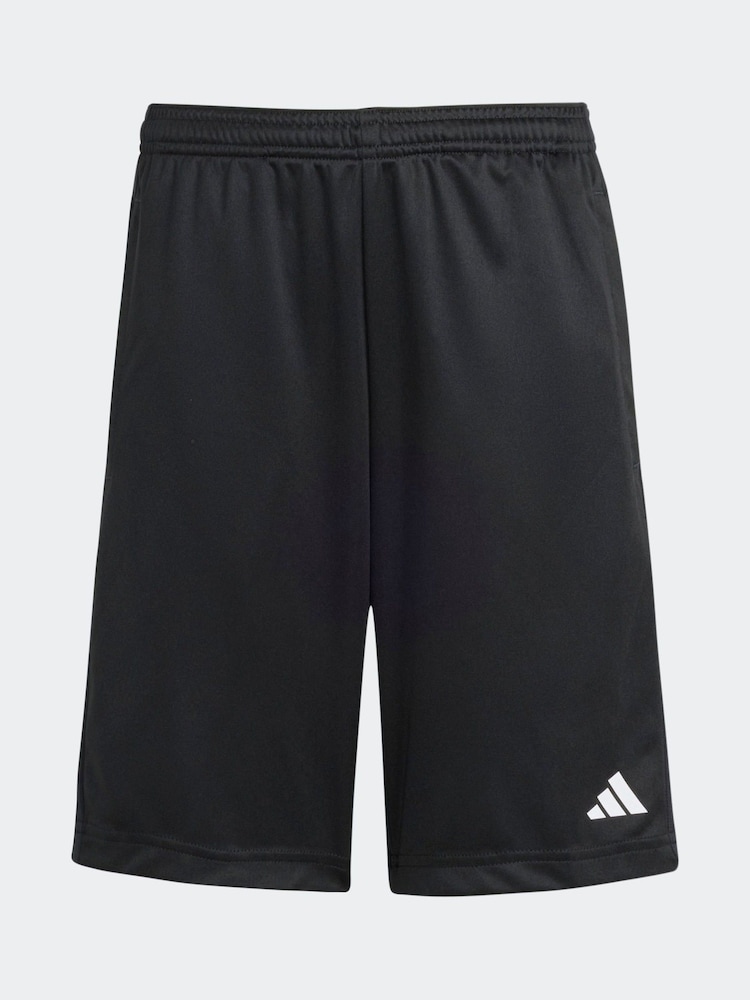 adidas Black Train Essentials Logo Regular Fit Shorts Kids - Image 6 of 6 adidas Black Train Essentials Logo Regular Fit Shorts Kids - Image 6 of 6