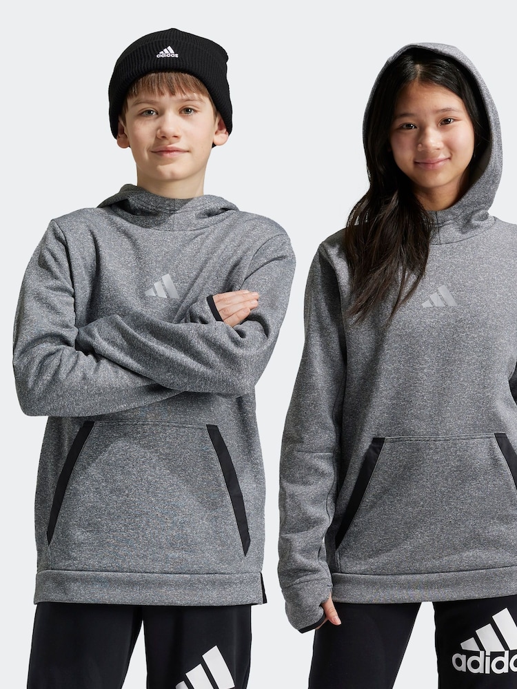 adidas Black Fleece Hoodie Kids - Image 1 of 6 adidas Black Fleece Hoodie Kids - Image 1 of 6