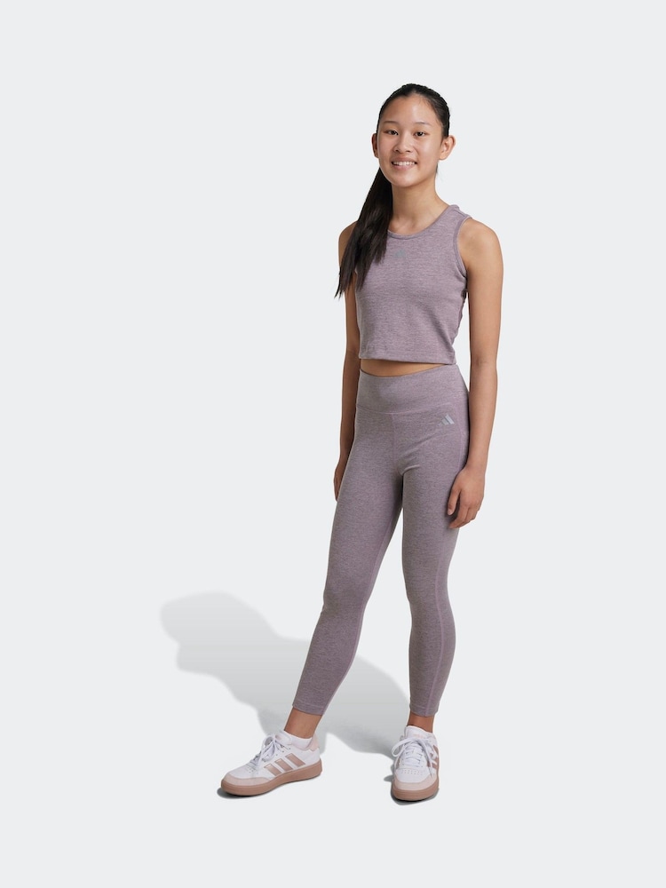 أرجواني - بنطلونات ضيقة رياضية للأطفال Optime Luxe 7/8 من adidas - صورة 1 من 6 أرجواني - بنطلونات ضيقة رياضية للأطفال Optime Luxe 7/8 من adidas - صورة 1 من 6