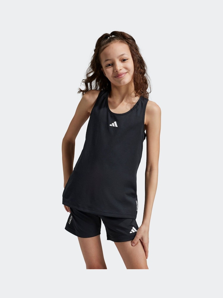 adidas Black Techfit Vest Kids - Image 1 of 15