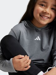 Grau - adidas Set aus Sportoberteil und Leggings für Kinder - Bild 6 von 8