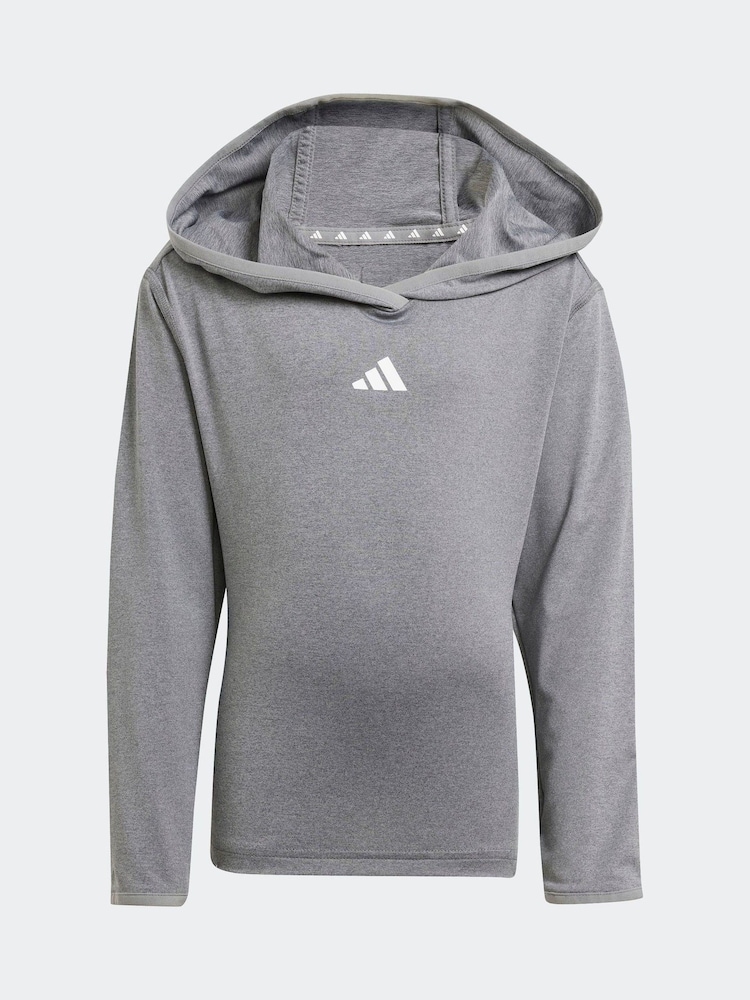 Grau - adidas Set aus Sportoberteil und Leggings für Kinder - Bild 8 von 8