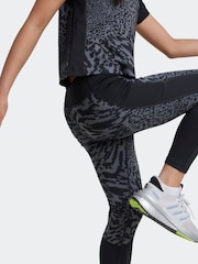 adidas Grey Optime 7/8 Leggings Kids - Image 4 of 7